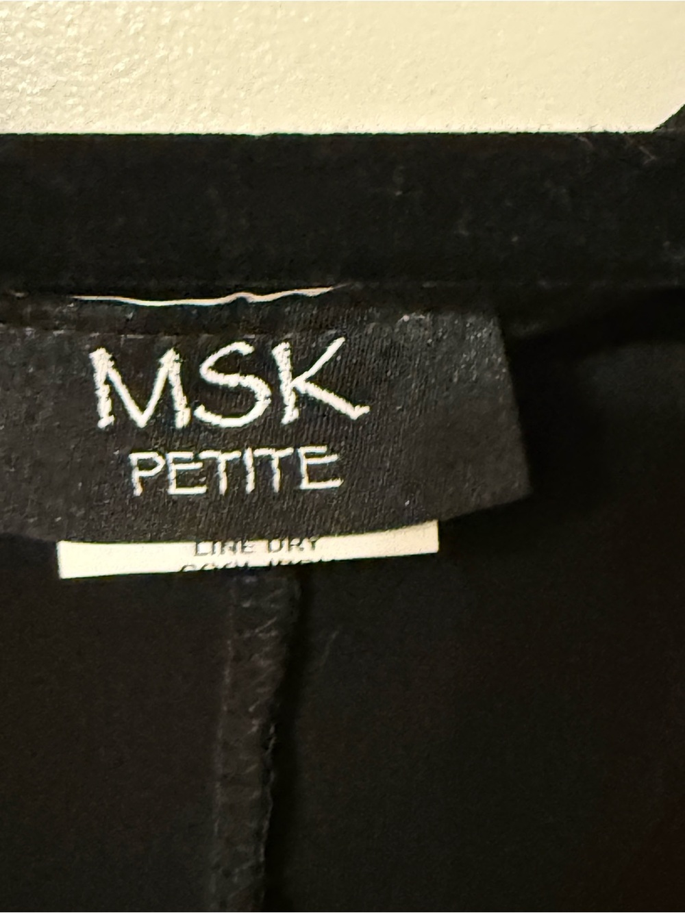 MSK Black Dress with Silver Accent. NWT. - Picture 5 of 5